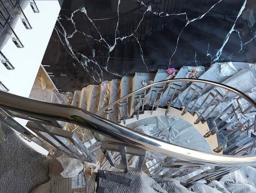 Villa paslanmaz korkuluk detay uygulaması